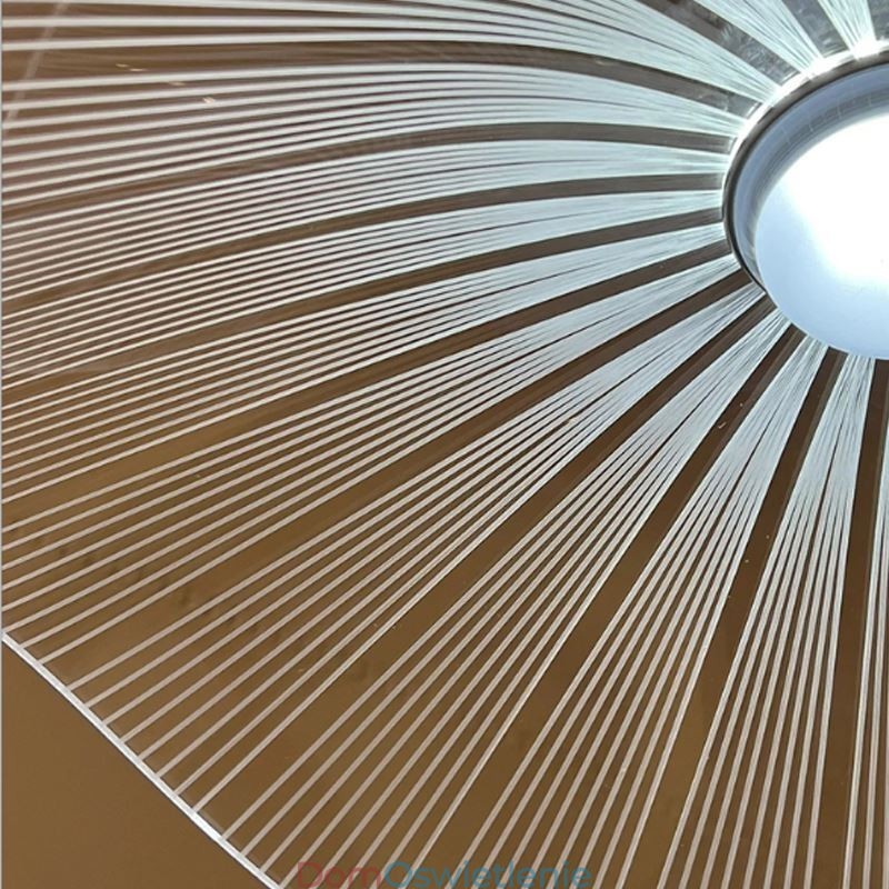 Wisząca lampa sufitowa z akrylu w kształcie liścia lotosu