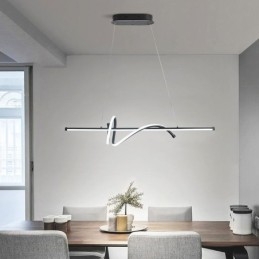 Wisząca lampa minimalistyczna, krótka, sufitowa