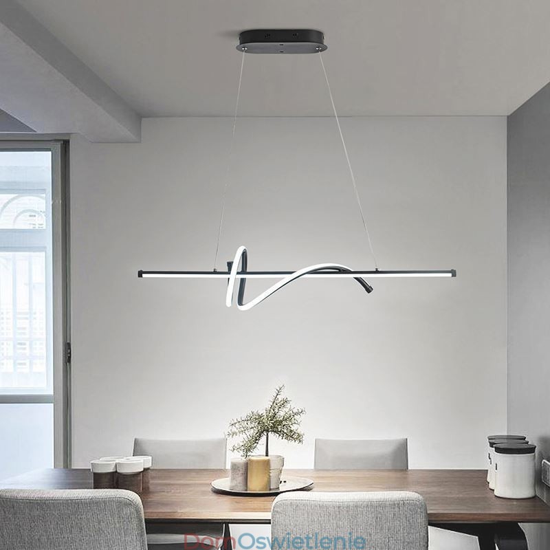 Wisząca lampa minimalistyczna, krótka, sufitowa
