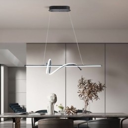 Wisząca lampa minimalistyczna, krótka, sufitowa