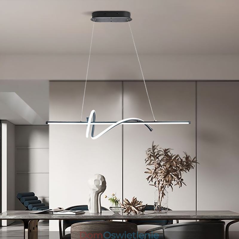 Wisząca lampa minimalistyczna, krótka, sufitowa