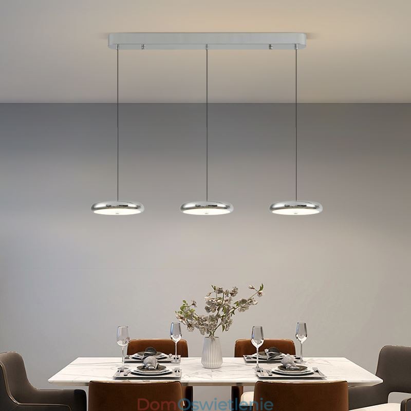 Lampa sufitowa, lampa wisząca z trzema głowicami
