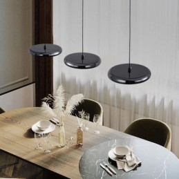 Lampa sufitowa, lampa wisząca z trzema głowicami