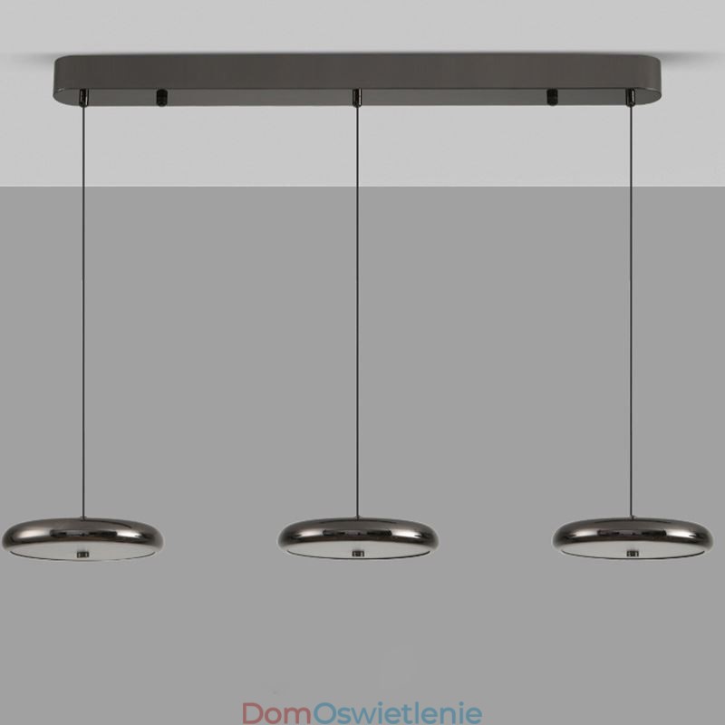 Lampa sufitowa, lampa wisząca z trzema głowicami