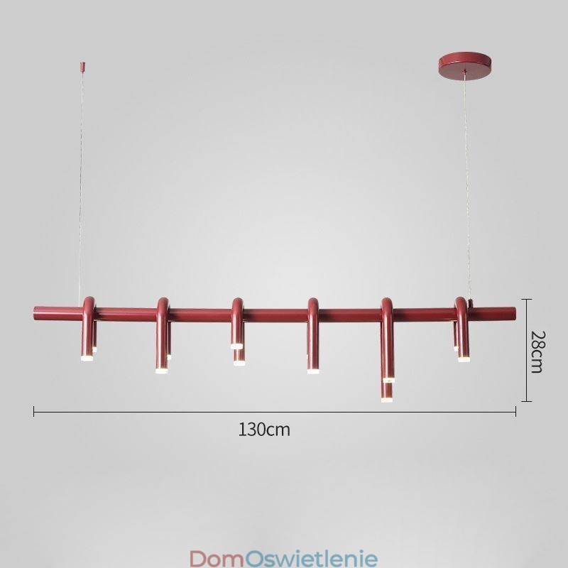 Wisząca lampa w kształcie litery U Dekoracyjna lampa wisząca