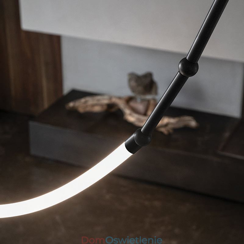 Wisząca lampa Creative Line Bamboo Sufitowa lampa czarno-złota