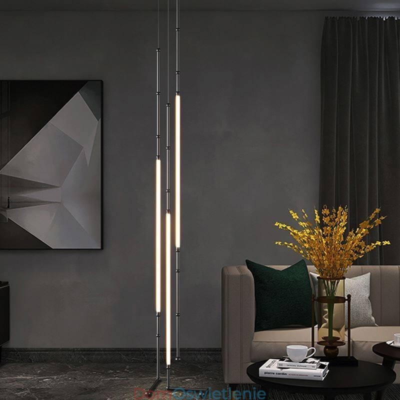 Lampa sufitowa Creative Line Bamboo Wisząca lampa Czarno-złota