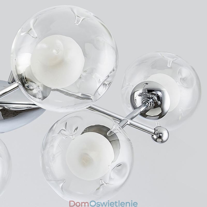 Szklana lampa wisząca w europejskim stylu, prosta magiczna fasola, lampa sufitowa