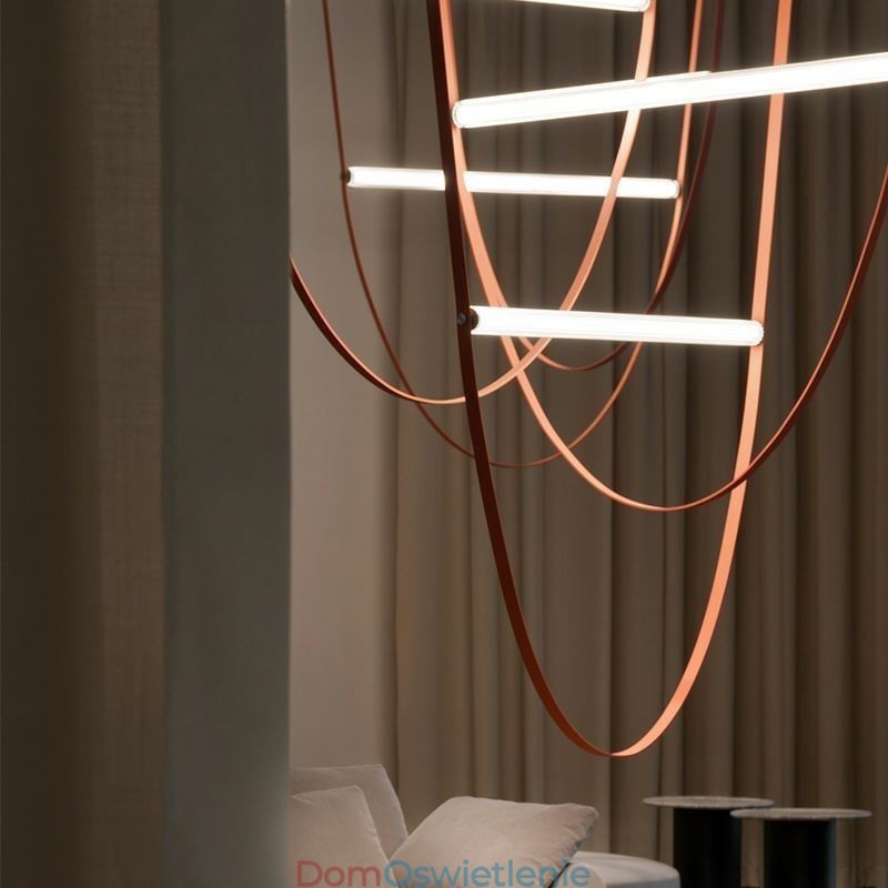 Europejska lampa wisząca Wabi Sabi Style Belt dekoracyjna lampa