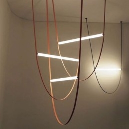 Europejska lampa wisząca Wabi Sabi Style Belt dekoracyjna lampa