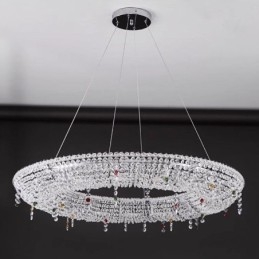 Kryształowa lampa wisząca Nowoczesne światło Luksusowa lampa sufitowa