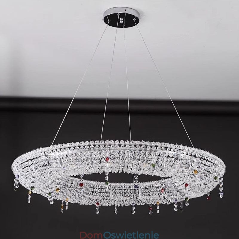Kryształowa lampa wisząca Nowoczesne światło Luksusowa lampa sufitowa