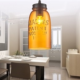 Wisząca lampa 1 światło Włochy styl transparentna galwanizacja