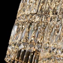 Kryształowa lampa sufitowa Nowoczesna prosta dekoracja wisząca lampa