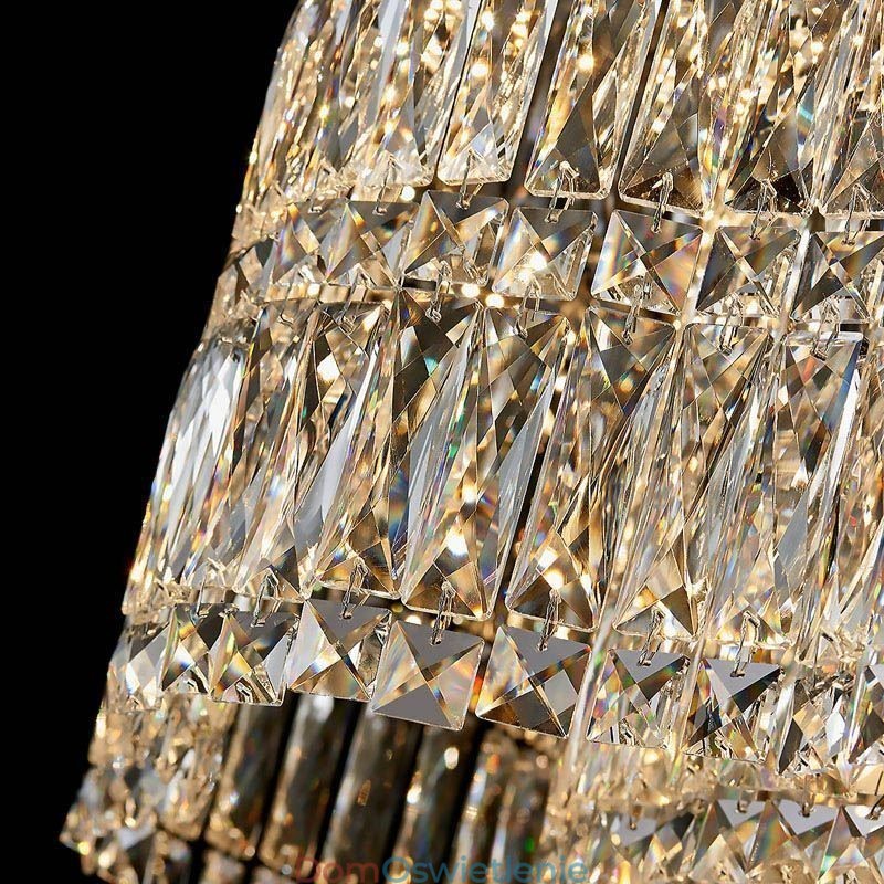 Kryształowa lampa sufitowa Nowoczesna prosta dekoracja wisząca lampa