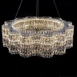 Kryształowa lampa sufitowa Nowoczesna prosta dekoracja wisząca lampa