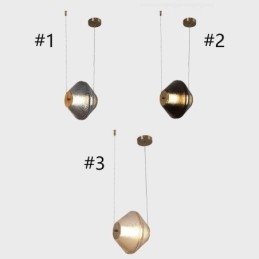 Wisząca lampa Nowoczesna prosta pojedyncza szklana mała lampa sufitowa