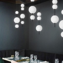Wisząca lampa Nowoczesna minimalistyczna magiczna fasolka Molecule Ceiling Light