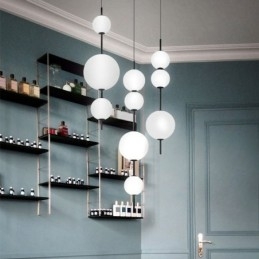 Wisząca lampa Nowoczesna minimalistyczna magiczna fasolka Molecule Ceiling Light