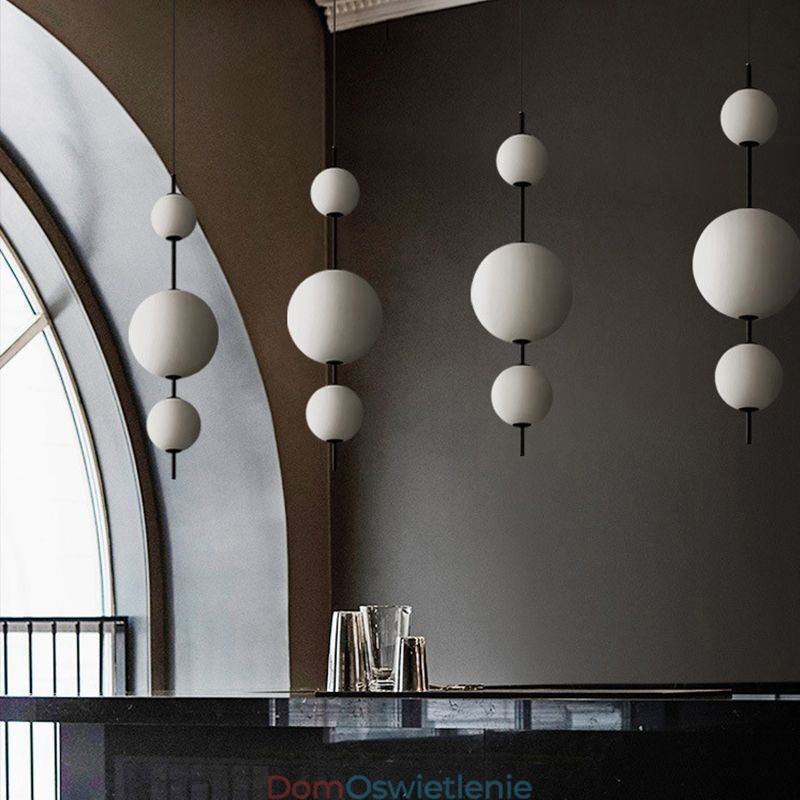 Wisząca lampa Nowoczesna minimalistyczna magiczna fasolka Molecule Ceiling Light