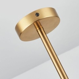 Wisząca lampa Nowoczesna minimalistyczna kute żelazo Szkło lawowe Lampa sufitowa