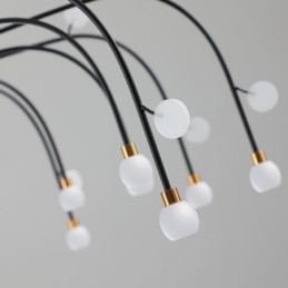 Wisząca lampa Nordic Creative Natural White, sufitowa, 14 świateł