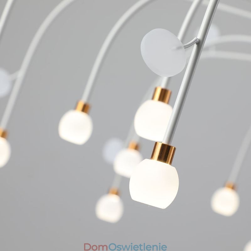 Wisząca lampa Nordic Creative Natural White, sufitowa, 14 świateł