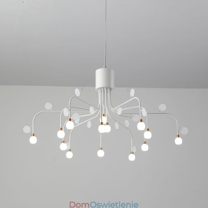 Wisząca lampa Nordic Creative Natural White, sufitowa, 14 świateł