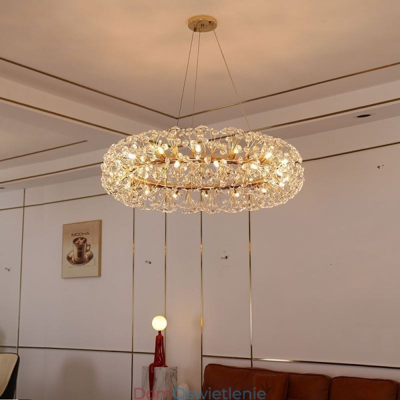 Wisząca lampa Nowoczesna minimalistyczna kuta żelazo okrągła lampa sufitowa w kształcie kwiatu słońca