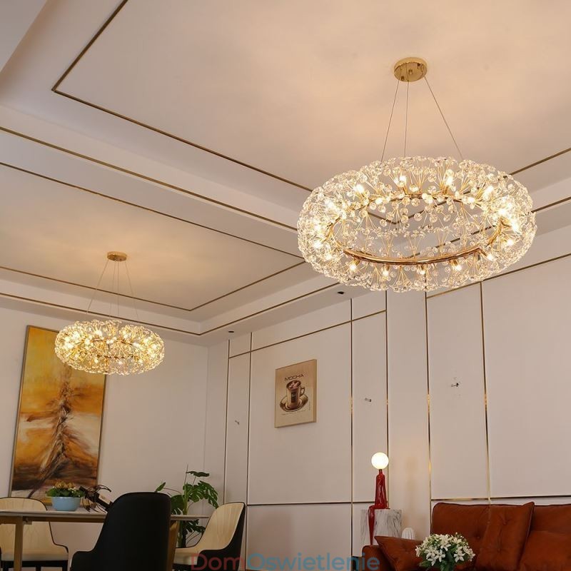 Wisząca lampa Nowoczesna minimalistyczna kuta żelazo okrągła lampa sufitowa w kształcie kwiatu słońca