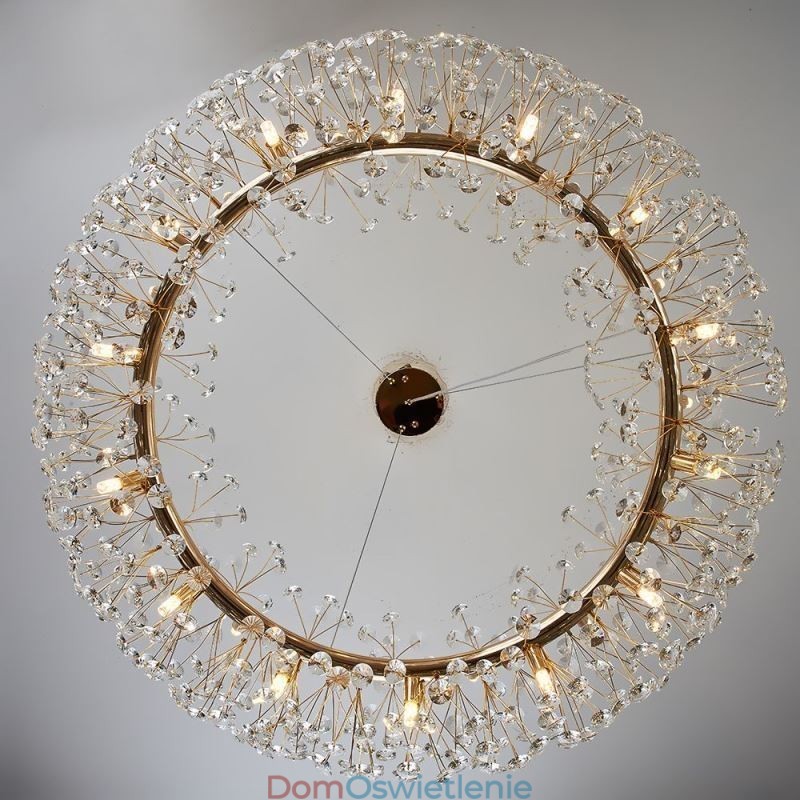 Wisząca lampa Nowoczesna minimalistyczna kuta żelazo okrągła lampa sufitowa w kształcie kwiatu słońca