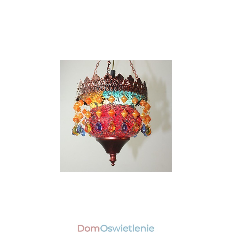 Karta świąteczna Lnternet Cafe Retro Art Żyrandol Industrial Garden