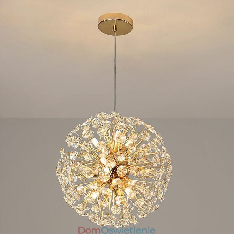 Lampa sufitowa Nowoczesna minimalistyczna galwanizacja Żelazo Słonecznik Wisząca lampa
