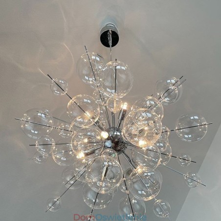 Nowoczesna lampa wisząca Minimalistyczna lampa sufitowa ze szkła bąbelkowego Nowoczesna lampa wisząca Minimalistyczna lampa sufitowa ze szkła bąbelkowego