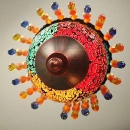 Karta świąteczna Lnternet Cafe Retro Art Żyrandol Industrial Garden