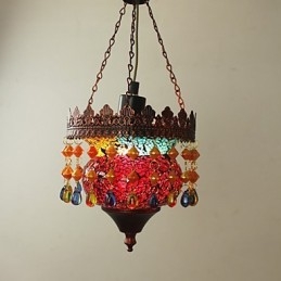 Karta świąteczna Lnternet Cafe Retro Art Żyrandol Industrial Garden