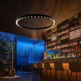 Amerykańska lampa wisząca Retro kute żelazo dekoracja sufitowa