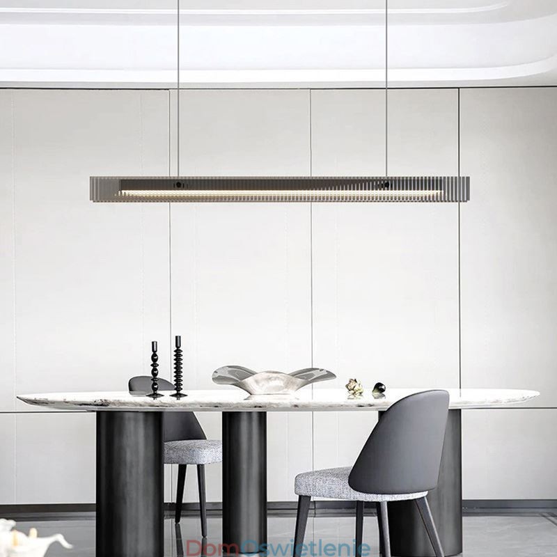 Lampa wisząca 100CM Szklana lampa sufitowa Bezstopniowa ściemnialna z pilotem
