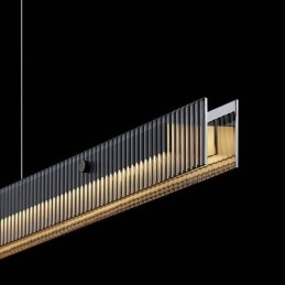 Lampa wisząca 100CM Szklana lampa sufitowa Bezstopniowa ściemnialna z pilotem