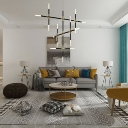 Wisząca lampa łącząca ciepłą biel, kreatywne oświetlenie sufitowe, lampa kombinowana DIY