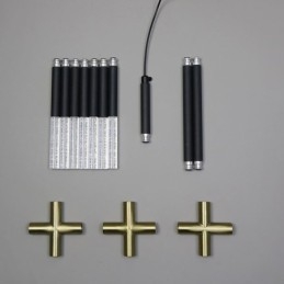 Wisząca lampa łącząca ciepłą biel, kreatywne oświetlenie sufitowe, lampa kombinowana DIY