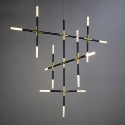 Wisząca lampa łącząca ciepłą biel, kreatywne oświetlenie sufitowe, lampa kombinowana DIY