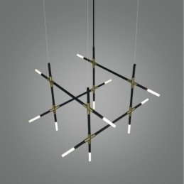 Wisząca lampa łącząca ciepłą biel, kreatywne oświetlenie sufitowe, lampa kombinowana DIY