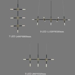 Prosta lampa wisząca Kreatywne łączenie Ciepła biała lampa sufitowa DIY Lampa kombinowana