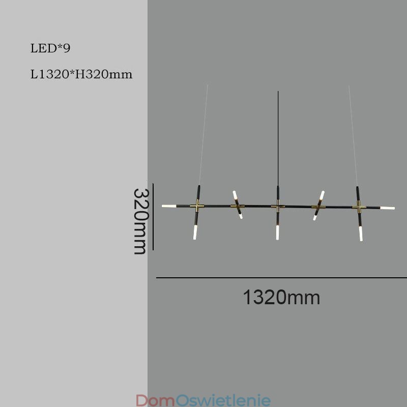 Prosta lampa wisząca Kreatywne łączenie Ciepła biała lampa sufitowa DIY Lampa kombinowana