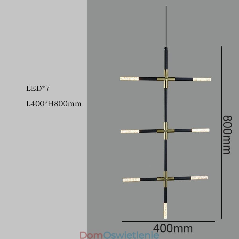 Prosta lampa wisząca Kreatywne łączenie Ciepła biała lampa sufitowa DIY Lampa kombinowana