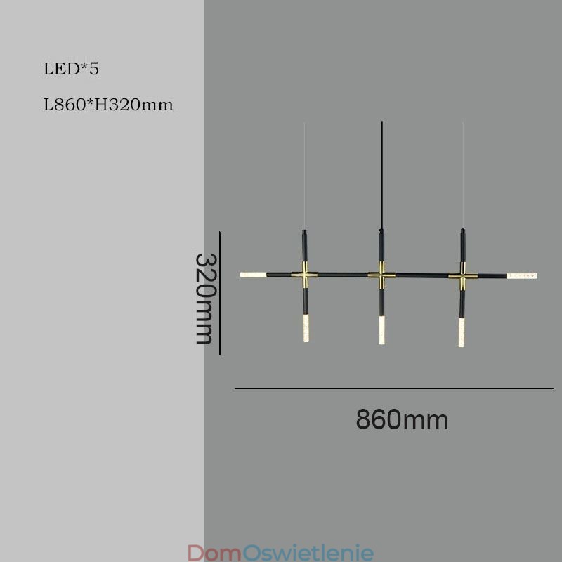 Prosta lampa wisząca Kreatywne łączenie Ciepła biała lampa sufitowa DIY Lampa kombinowana