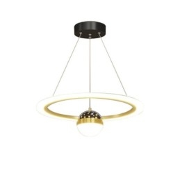 Wisząca lampa minimalistyczna z kutego żelaza, akrylowa lampa sufitowa w kształcie gwiazdy