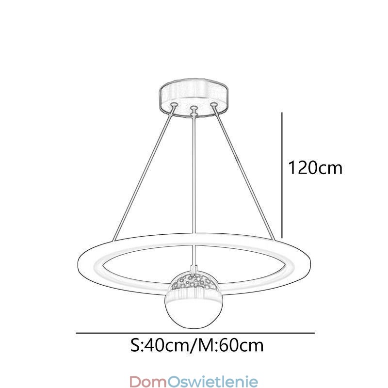 Wisząca lampa minimalistyczna z kutego żelaza, akrylowa lampa sufitowa w kształcie gwiazdy