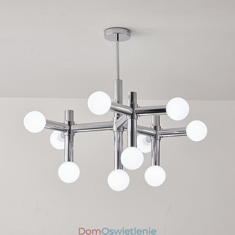 Prosta lampa wisząca z kutego żelaza Magic Beans Molecule Ceiling Light